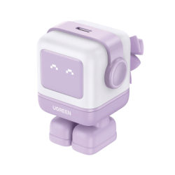 Cargador Mini GaNRobot 30W serie UNO, 1 USB-C de Carga Rápida, Tecnología GaN II, Multiprotocolo PD/QC/SCP/FCA, Carga Inteligent
